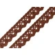 Dantelă bumbac croşetată, lățime 15 mm - Gri neutral (27 Metri)