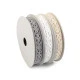 Dantelă bumbac croşetată, mix, lățime 13 mm - Mix nr. 8 (3 Bucăți)