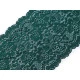 Dantelă elastică, lățime 18 cm - Verde sticlă (1 Metru)