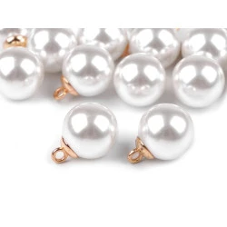 Perle cu buclă, ø20 mm - Sidef (100 Bucăți)