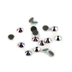 Strasuri de lipit la cald - hotfix ss30 - Cristal ab (2 Grame)