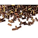 Mărgele nisip tubulare, 4,5 mm - Auriu deschis (20 Grame)