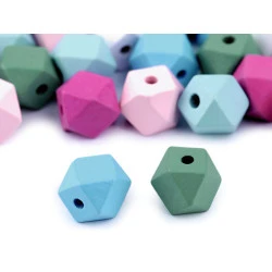 Mărgele din lemn, 15x20 mm - Mix (10 Bucăți)