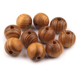 Mărgele din lemn strip, ø20 mm - Pin (450 Bucăți)