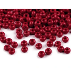 Mărgele nisip preciosa, 6/0 - 4mm - Red-brown (20 Grame)