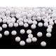 Mărgele nisip preciosa, 6/0 - 4mm - Alb lăptos (20 Grame)