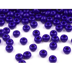Mărgele nisip preciosa, 6/0 - 4mm - Bleumarin (20 Grame)