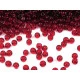 Mărgele nisip preciosa, 8/0 - 3mm - Roșu (20 Grame)
