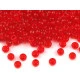 Mărgele nisip preciosa, 8/0 - 3mm - Roșu (20 Grame)