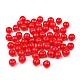 Perle sticlă lucioase, ø6 mm - Maro închis (50 Grame)