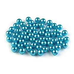 Perle plastic glance, ø8 mm - Turcoaz (500 Grame)