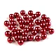 Perle plastic glance, ø8 mm - Roz (20 Grame)