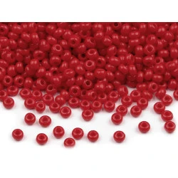 Mărgele nisip preciosa, 10/0 - 2,3 mm - Roșu închis (20 Grame)