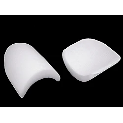Pernițe pentru umeri, grosime 2,5 cm - Alb (100 Perechi)