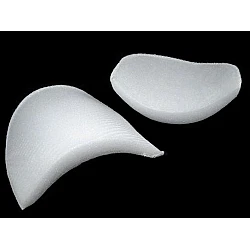 Pernițe pentru umeri, grosime 1,6 - 1.8 cm - Alb (100 Perechi)