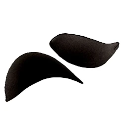 Pernițe pentru umeri, grosime 1 cm - Negru (100 Perechi)