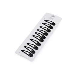 Agrafe de păr aurii - Negru (1 Card)