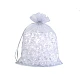Săculeț organza pentru cadouri, 20x26 cm - Alb (100 Bucăți)