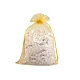 Săculeț organza pentru cadouri, 20x26 cm - Alb (100 Bucăți)