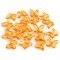 Fluturi decorativi din plastic, 15x18 mm - Portocaliu (100 Bucăți) Fluturi decorativi din plastic, 15x18 mm - Portocaliu (100 Bucăți)
