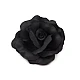 Broșă / clamă de păr trandafir, ø6 cm - Negru (1 Bucată)