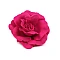 Broșă / clamă de păr trandafir, ø6 cm - Fuchsia închis (1 Bucată)
