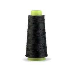 Ață cerată poliester - Negru (1 Bucată)
