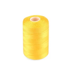 Ață poliester pentru overlock ntf 40/2, 1000 m - Galben (12 Bucăți)