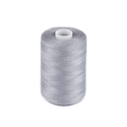 Ață poliester pentru overlock ntf 40/2, 1000 m - Gri deschis (36 Bucăți)