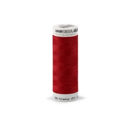 Ata elastica poliester seraflex mettler 130 m - Roșu (10 Bucăți)