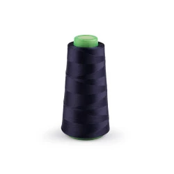 Ata elastica pentru overlock industrial 3000 m - Albastru închis (1 Bucată)