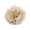 Broșă / clamă de păr trandafir, ø9 cm - Bej (1 Bucată)