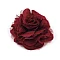 Broșă / clamă de păr trandafir, ø9 cm - Bordo deschis (1 Bucată)