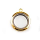 Pandantiv medalion rotund,  ø30 mm - Auriu (1 Bucată)
