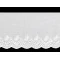 Dantelă madeira bumbac, lățime 11 cm - Alb (1 Metru)