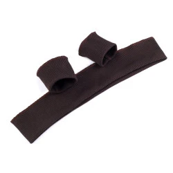 Set bordură și manșete elastice tricotate, lățime 7 cm - Maro închis (1 Set)