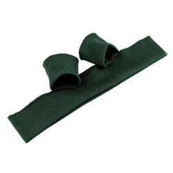 Set bordură și manșete elastice tricotate, lățime 7 cm - Verde închis (1 Set)