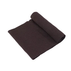 Tricot elastic circular, 15x80 cm - Maro închis (1 Bucată)