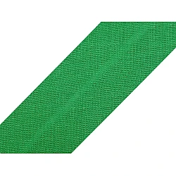 Bandă bias din bumbac, lățime 20 mm - Verde pastel (25 Metri)
