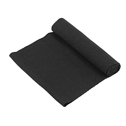 Tricot elastic circular, 16x80 cm - Negru (1 Bucată)