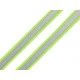 Bandă reflectorizantă textilă, lățime 10 mm - Galben reflectorizant (50 Metri)