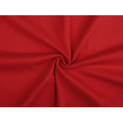 Tricot bumbac elastic - Roșu (1 Metru)