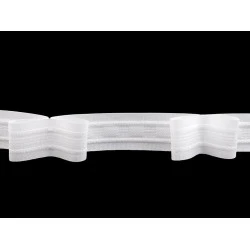 Rejansă 2 pliuri, lățime 25 mm - Alb (50 Metri)