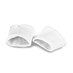 Manșete elastice tricotate, lățime 7 cm - Alb (1 Pereche)