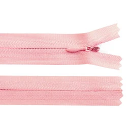 Fermoar ascuns nedetașabil no 3 lungime 18 cm - Roz pudrat (1 Bucată)