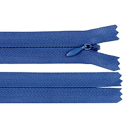 Fermoar ascuns nedetașabil no 3 lungime 30 cm - Albastru denim (1 Bucată)