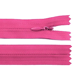 Fermoar ascuns nedetașabil no 3 lungime 30 cm - Roz închis (1 Bucată)