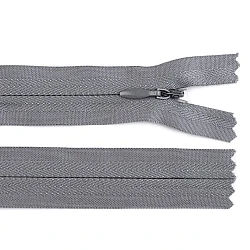 Fermoar ascuns nedetașabil no 3 lungime 35 cm - Gri neutral (1 Bucată)