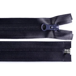 Fermoar spiralat rezistent la apă no 7, lungime 85 cm - Albastru închis (1 Bucată)