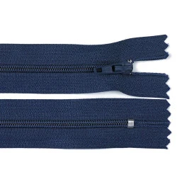 Fermoar spiralat nedetașabil no 3, lungime 20 cm - Albastru închis (1 Bucată)